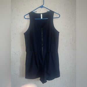 Zella Black Sleeveless Jumpsuit